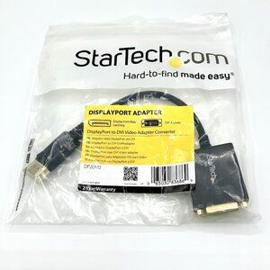 StarTech.com 10” DisplayPort to DVI Cable, DP to DVI-D Video Adapter Converter